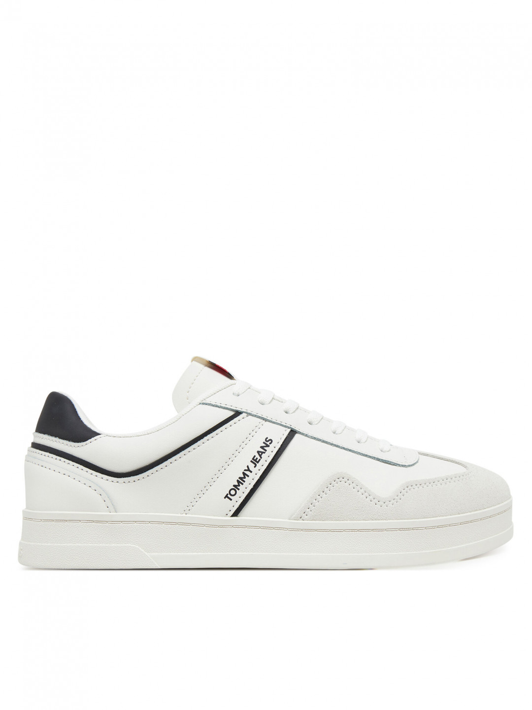 Tommy Jeans Sneakersy The Greenwich Leather EM0EM01571 Bílá